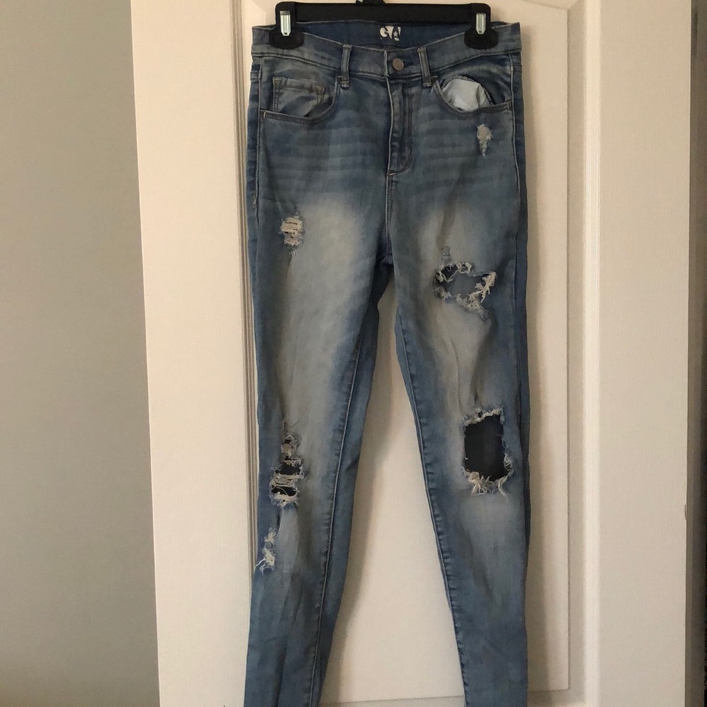 Garage Ripped Skinny Jegging